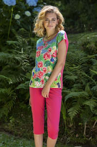 Maloka: Maloka Flora Short Sleeve Top