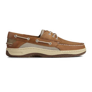 Sperry: Sperry Billfish Dark Tan 3-Eye Wide Leather Shoes