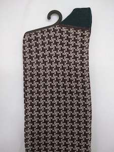 Visconti: Visconti Patterned Cotton Dress Socks