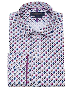 Guide London: Guide London Long Sleeve Shirt with Geometric Pattern