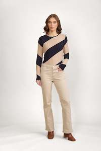 Knewe Label: Knewe Oat Denim Potter Jean