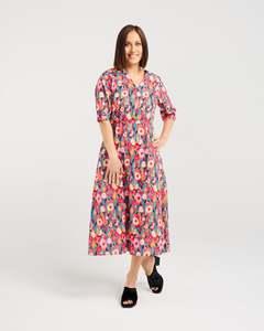 Seduce Margot Dress - Canvas Bloom