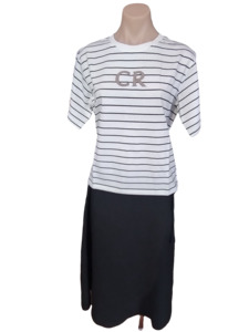 Country Road Linen Wrap Midi Skirt - Black