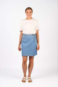 Ladies Dresses Skirts: Knewe Ridge Skirt - Malibu