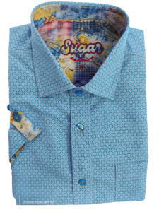 Sugar Quest Short Sleeve Shirt - Aqua