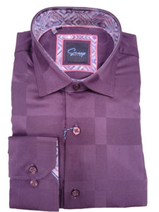 Scoop Luster Long Sleeve Shirt - Wine