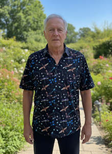 Lifestyle Short Sleeve Polo Shirt - Dragonfly