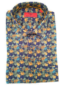 RF Scott Fields Saffron Leaf Short Sleeve Shirt