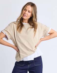 Foxwood Huntleigh Oversized Tee - Oat