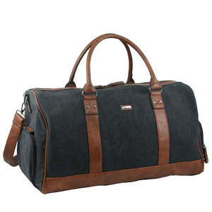 Mens Clothing Accessories: Pierre Cardin Canvas Overnight Duffle Bag