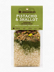 Pistachio and Shallot Persian Spiced Rice