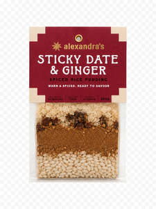 Sticky Date and Ginger Spiced Rice Pudding
