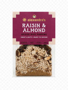 Raisin and Almond Spiced Rice Pudding