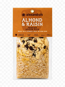 Almond and Raisin Persian Spiced Rice