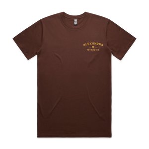 Alexandra Tattoo Co. T-Shirt (Brown) - Alexandra Tattoo Co