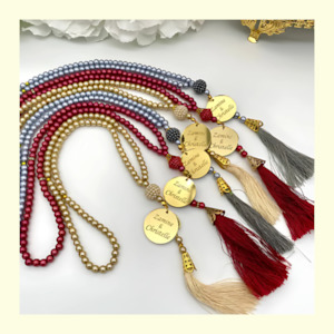 Personalized Tasbeeh Beads