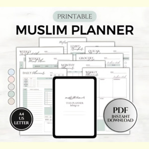 Islamic Planner or Journals