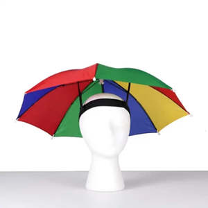 Products: Head Umbrella for Adults & Kids Hands-Free Adjustable Sun & Rain Protection