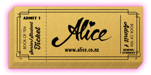 Senior Discount Book of Ten - Alice Cinemas