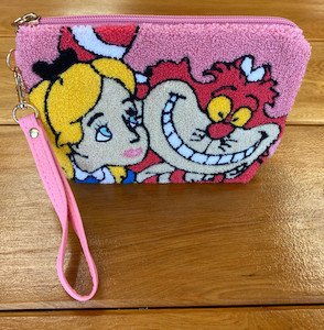 Alice & Cheshire Cat Clutch Purse Alice in Putterland