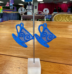 Mad Hatter's Tea Party Earrings Alice in Putterland