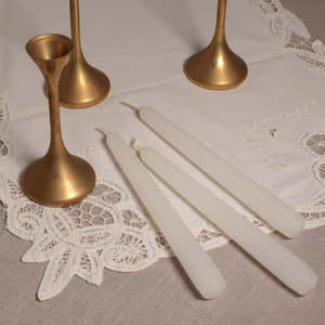 Candles: Venetian candle - White