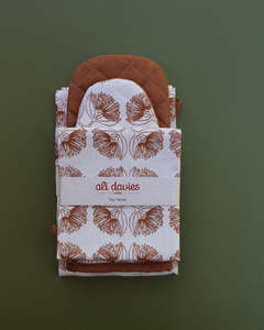 Evergreen Collection - Pohutukawa (Dusk) Kitchen Set of 3