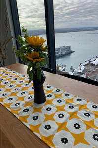 For The Table: Star Poppy Hemp Table Runner