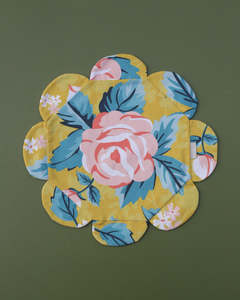 Flower placemat #pink rose