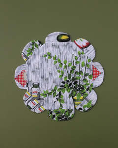 Flower placemat #plant pot
