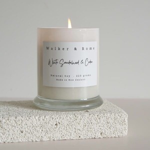 Walker & Rome White Sandalwood & Cedar Candle – A Little Bit Floral