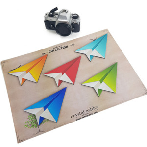 Frontpage: Crystal Ashley ACM Printed Origami Planes Set