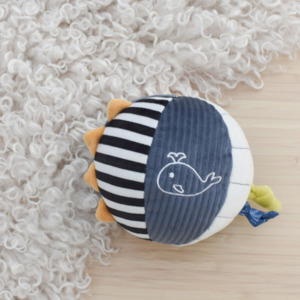 Snuggle Buddy Splashy Whale Textured Ball