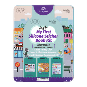Tooky Toy Silicone Sticker Books