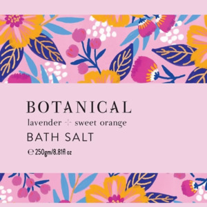 Botanical Skincare Lavender + Sweet Orange Bath Salt