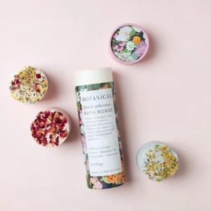 For The Ladies: Botanical Skincare Floral Selection Bath Bomb Gift Tube