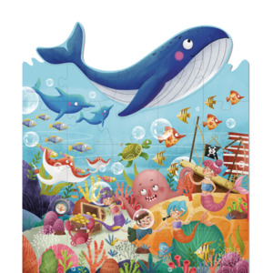 Books And Puzzles: Tookyland Marine Life Jigsaw Floor Puzzle - 30 pieces