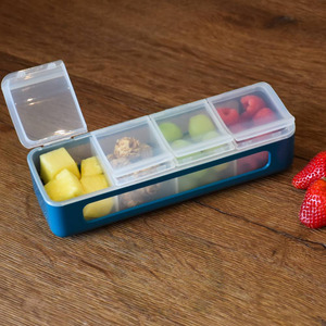 Melii 4 Compartment Snackle Box