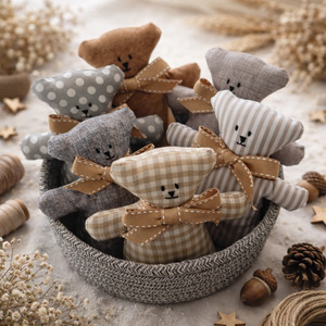 Individual: Sweet Keepsake Teddy Basket (Set of 6)