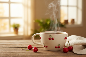 Frontpage: The Sweetest Sip — Cherry Coffee Mugs