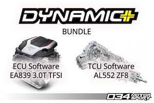 Dynamic+ Tuning: 034MOTORSPORT B9/B9.5 AUDI S4/S5/SQ5 EA839 3.0T DYNAMIC+ PERFORMANCE ECU & AL552 ZF8 TRANSMISSION TUNING BUNDLE