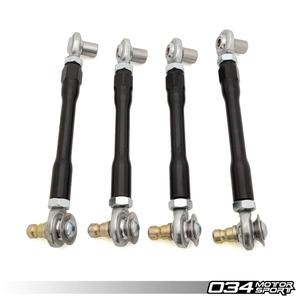 Rs4 B7: 034Motorsport Adjustable Upper Control Arm Kit, Fully Spherical, Front B5/B6/B7