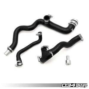 Breather Hoses: Breather Hose Kit, Early MKIV Volkswagen 1.8T Awv/Aww/Awp, Reinforced Silicone