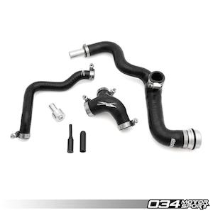 Breather Hoses: Breather Hose Kit, Mid-Amb Audi A4 & Late-Awm Volkswagen Passat 1.8T, Reinforced Silicone