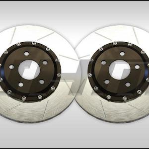 Braking: Jhm Lightweight 2-Piece Rear Brake Rotor Pair For B8/B8.5 Audi S4/S5