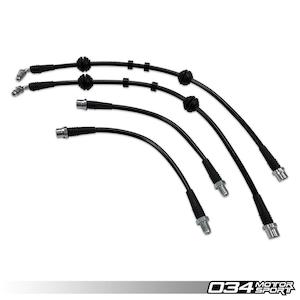 Braking: Stainless Steel Braided Brake Line Kit, MKI Audi R8
