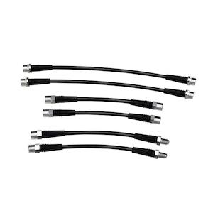 Stainless Steel Braided Brake Line Kit, B5 Audi A4/S4 Quattro, Dot Certified