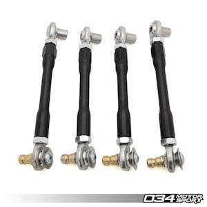 Control Arms: 034Motorsport Adjustable Upper Control Arm Kit, Fully Spherical, Front B5/B6/B7