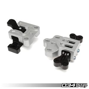 R32 Mk5: Motorsport Streetsport Engine/Transmission Mount Pair, 8J/8p Audi A3/Tt 3.2l & MKV Volkswagen R32, Billet Aluminum