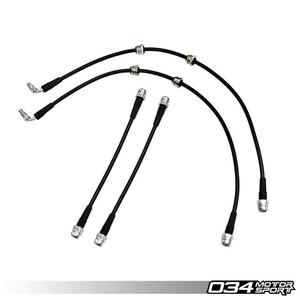 Stainless Steel Braided Brake Line Kit, 8J/8p Audi TTRS & RS3